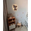 Bez Marki Lampka nocna LED vaikams drewniana pies piesek
