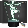 Bez Marki Lampka Nocna LED Z Imieniem Grawer Karate Sport na Prezent v.2