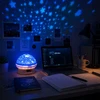 Bez Marki Lampka nocna projektorius gwiazd sukamasis 8 trybów LED pilot USB ZFITEI
