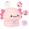 Bez Marki Lampka nocna vaikams Axolotl, silikonowa LED su możliwością ściemniania dotykiem, ładowana przez USB