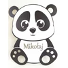 Bez Marki Lampka nocna vaikams Panda su imieniem dziecka
