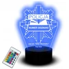 Bez Marki Lampka Statuetka Policja Dla Policjantki Policjanta Odznaka Numer na Biurko