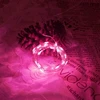 Bez Marki LAMPKI CHOINKOWE LED ZASILANE BATERYJNIE 30 DIOD RÓŻOWE IP65 WODOODPORNE