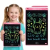 Bez Marki LCD PIEŠIMO LENTELĖ 10" ROŽINĖ VAIKAMS - DIDELIS LAIKOMASIS PLASTETĖS