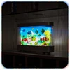 Bez Marki LED AQUARIUM NAKTINIS LEMPAS su apšviesta žuvele, DOVANA VAIKAMS