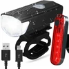 Bez Marki Led dviračio žibintų rinkinys priekyje ir gale su Usb