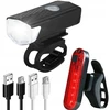 Bez Marki Led dviračio žibintų rinkinys priekyje ir gale su Usb