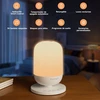 Bez Marki LED naktinė lemputė su baltojo triukšmo funkcija miegui palengvinti, laikmačiu ir nuotolinio valdymo pulteliu — gamtos garsų projektorius, vaikų kambario šviestuvas, balto triukšmo generatorius, išmanus miegamojo apšvietimas