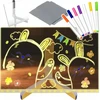 Bez Marki LED piešimo lenta vaikams 30x20cm akrilinė USB, įvairiaspalvė