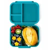 Bez Marki LEKKABOX CLASSIC mini lunchbox su przegródkami, Petrol