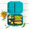 Bez Marki LEKKABOX CLASSIC mini lunchbox su przegródkami, Petrol