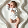 Bez Marki Lėlė reborn 50 cm dziewczynka wielokolorowa su priedais