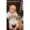 Bez Marki Lėlė reborn 50 cm dziewczynka wielokolorowa su priedais