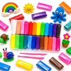Bez Marki LENGVAS PLASTICINAS SUPER LIGHT CAY 24 SPALVŲ RINKINYS VAIKAMS