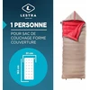 Bez Marki Lestra Sleep Diamond Light Plus pripučiama miegojimo kempingo čiužinys 183x51x5cm juodas