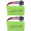 Bez Marki Ličio Baterijos 7.4V 500mAh, 2 vnt.