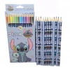Bez Marki LILO&STITCH pieštukų kreidelių rinkinys 12 Vnt. STICH kreidelės