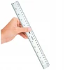 Bez Marki Linijka 30cm plastikinė, skaidri, mokyklinė
