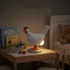 Bez Marki LINKSMAS VIŠTĖS LEMPAS, DERVINĖ STALO LEMPPA, LED NAKTINIS LEMPAS, NAMAMS