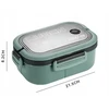 Bez Marki Lunch Box Śniadaniówka na Jedzenie Posiłki Obiad do Pracy Szkoły 1200ml