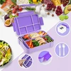 Bez Marki LUNCH BOX ŚNIADANIÓWKA POJEMNIK BOX BENTO 1330ml Z PRZEGRÓDKAMI SOS