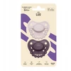 Bibs Bez Marki LUU Kids Blueberry Shake ir Sweet Plum čiulptukų rinkinys 3-6m