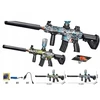 Bez Marki M416 šautuvas, skirtas GEL BALLS AUTMAT GRAFFITI BALLS JUDAMAS Vamzdis