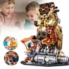 Bez Marki „Magic Owl“ statybiniai blokai, namų ir kambarių dekoras, „steampunk“ stilius