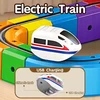 Bez Marki Magic Train konstrukciniai blokeliai 51 vnt dovana