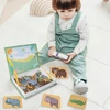 Dėlionė Bez Marki MAGNETINĖS KNYGOS DĖLĖS MONTESSORI GYVŪNŲ RINKINYS