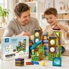 Bez Marki Magnetinės statybinės plytelės 158 Vnt Marble Run STEM Statybinis rinkinys vaikams nuo 3 metų