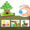 Bez Marki Magnetinės statybinės plytos Pixels Cubes Blocks 300vnt didelis rinkinys