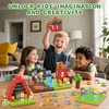 Bez Marki Magnetiniai blokai Cubes Pixels 208 3D elementai su stipriais magnetais! 3 metams