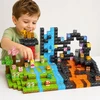 Bez Marki Magnetiniai blokai Cubes Pixels 208 3D elementai su stipriais magnetais! 3 metams