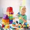 Bez Marki MAGNETINIAI BLOKAI DIDELIOS MAGNETINĖS PLYTELĖS 3D STATYBOS XXL RINKINYS DOVANA