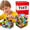 Bez Marki MAGNETINIAI BLOKAI KUBAI 205 TNT DĖŽĖS BLOKAI PIXELS MEGA RINKINYS