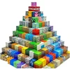 Bez Marki MAGNETINIAI BLOKAI KUBAI 205 TNT DĖŽĖS BLOKAI PIXELS MEGA RINKINYS