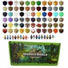 Bez Marki MAGNETINIAI BLOKAI MINECRAFT KUBŲ RINKINYS 200 ELEMENTŲ. +10 3D VAIKŲ FIGŪRŲ