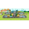 Bez Marki MAGNETINIAI BLOKAI ROAD CITY 52 ELEMENTS UGDYMO TAKAS VAIKAMS