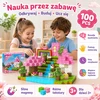 Bez Marki Magnetiniai blokeliai 100 vnt vienaragių 3D kubeliai vaikams nuo 3 metų