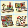 Bez Marki Magnetiniai blokeliai 3D Cubes Creative Set Pakuotė 35 vnt.
