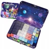 Bez Marki Magnetiniai blokeliai 60 vnt. Minecraft Space Violetinė Magnetic Cube rinkinys