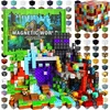 Bez Marki Magnetiniai blokeliai CUBES BLOCKS rinkinys iš 300 kaladėlių + 15 NEMOKAMŲ FIGŪRIŲ