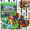 Bez Marki Magnetiniai blokeliai CUBES BLOCKS rinkinys iš 200*2 kaladėlių + 20 NEMOKAMŲ FIGŪRIŲ