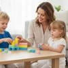 Bez Marki MAGNETINIAI KONSTRUKCINIAI BLAKAI 45 VNT KŪRYBINGMS 5 SPALVŲ VAIKAMS
