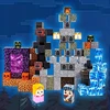 Bez Marki Magnetiniai konstrukciniai blokeliai 3D Cubes Castle BIG SET XXL 150 vnt.