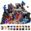 Bez Marki Magnetiniai konstrukciniai blokeliai 3D Cubes Castle BIG SET XXL 150 vnt.