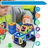 Bez Marki MAGNETINIAI KONSTRUKCINIAI KLUOKLIAI 3D EDUKACINĖ DĖLĖLĖ VAIKAMS 180 vnt.