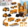 Bez Marki MAGNETINIAI ŽAISLAI STATYTI AUTOMOBILIUS IR Sunkvežimius XXL RINKINYS