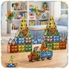 Bez Marki MAGNETINIŲ KONSTRUKCIJŲ UGDOMINIŲ BLAKŲ RINKINYS 100 ELEMENTŲ. 3D galvosūkis